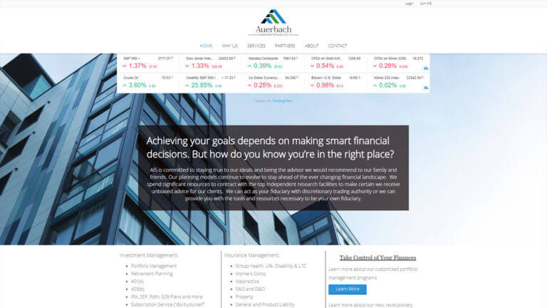 Investment Website Design by MarvelousWeb