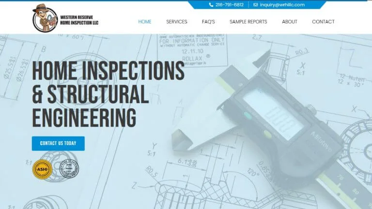 Home Inspectors Egineering Web Design Ohio